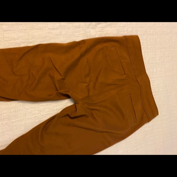 Loft size 4/27 legging pants tan/orange - Picture 4 of 7